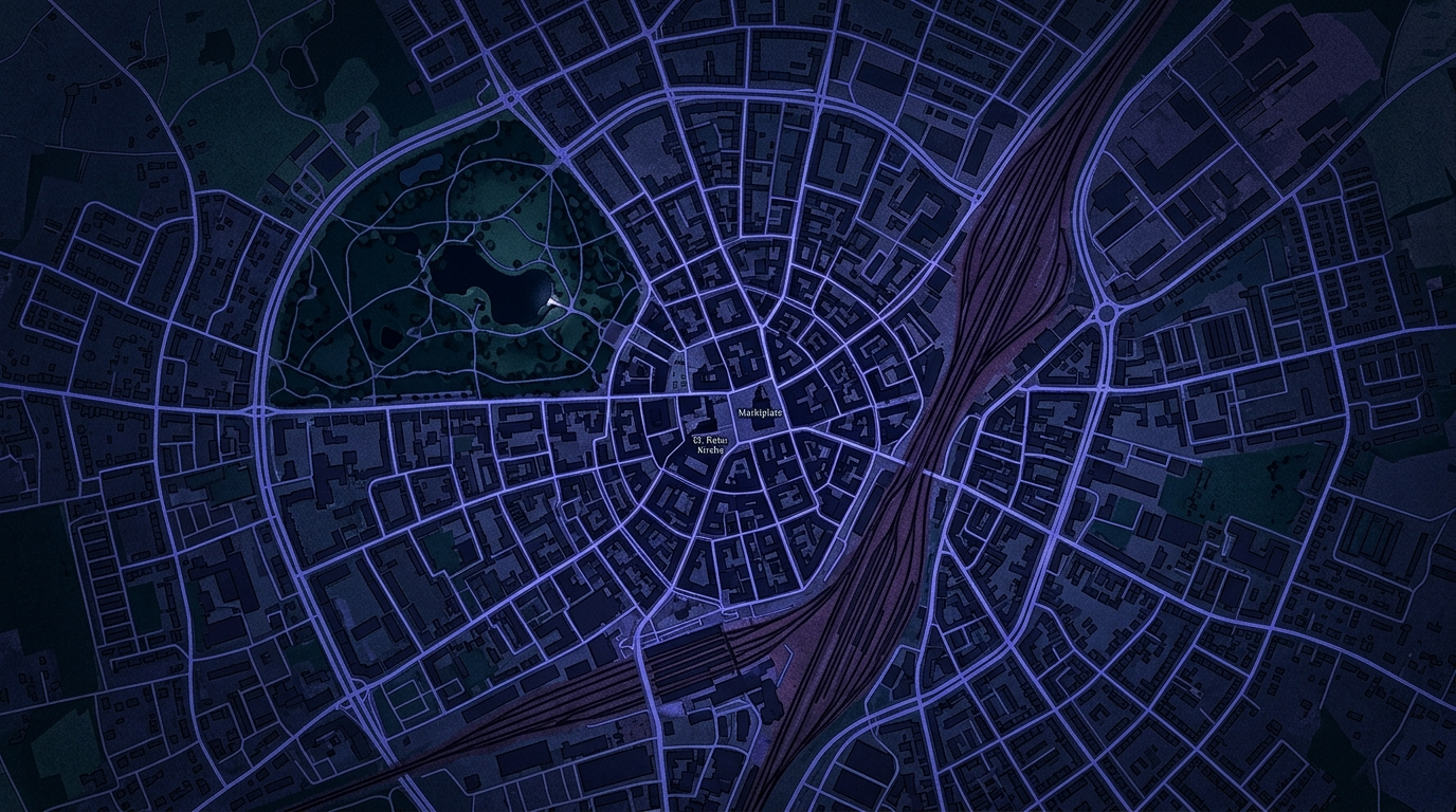 Karte Recklinghausen